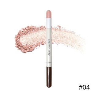 臥蠶打亮筆 眼影棒 眼彩 提亮眼周, 1個, the Saem 雙頭臥蠶筆 #04