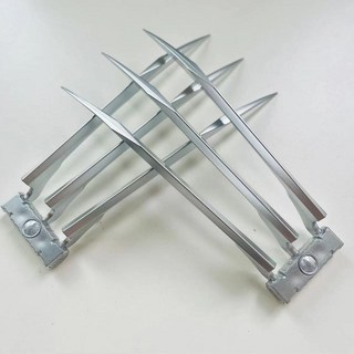 金剛狼爪 漫威電影模型周邊 萬圣節道具, 1個, 一對細狼爪
