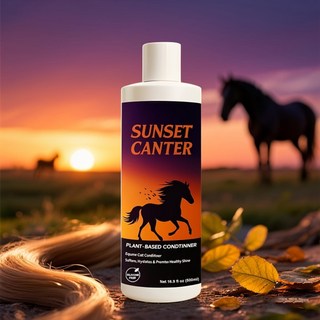 500ml 말 관리 컨디셔너 & 스무딩 로션 - 데일리 털과 무황산염 파손 방지 윤기 부여