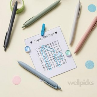 제트스트림 라이트 터치 잉크 볼펜 SXN-LS 0.7mm, 오프블랙, 10개