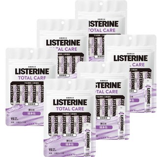 李施德霖 全效護理 無酒精 漱口水隨身包 (10ml x 15入)/包, 6個