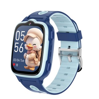 Q12Q19跨境兒童智能電話手錶移動小學生防水拍照smart watch, ANT+, 1cm, W19-4g藍色(2+3+4G網絡外貿版本):1