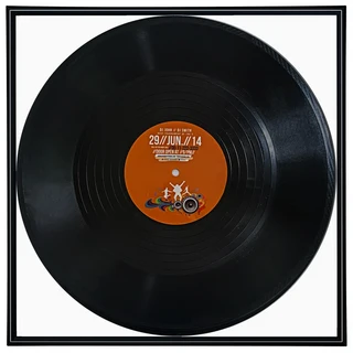 문짝지그 2 비닐 레코드 프레임 장식 보관함, 01 35CM, 01 GLOD RANDOM