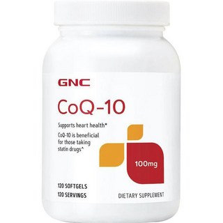 GNC 健安喜 CoQ 10 100毫克軟膠囊, 1個, 120片