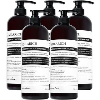 지성두피 헤어트리트먼트 탈모증상 완화 집중케어 암라리치, 5개, 1000ml