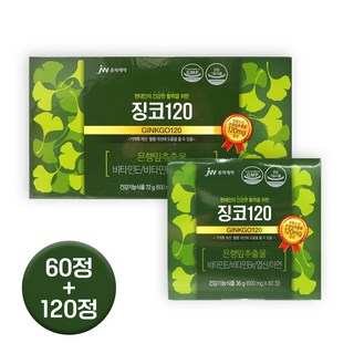 중외제약 징코120, 60정, 3개