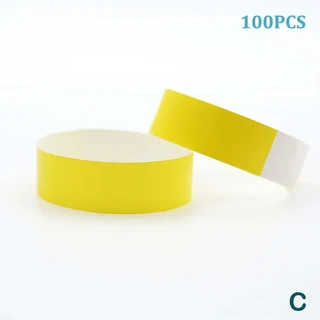 100pcs 파티 종이 팔찌 합성 끈끈한 그림 패턴 로고, 11 C