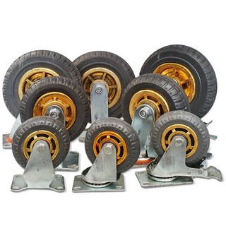 (30%할인)3인치 4인치 6인치 8인치 산업용 통고무 바퀴 대차 수레 대형 중량 캐스터 RTBK, 볼트 4인치, 볼트 4인치 브레이크BOLT 통고무, 1개