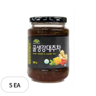 OrganicStory 꿀생강 대추차, 560g, 1개입, 5개