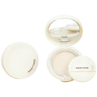 MERYTHOD 無瑕零毛孔控油蜜粉餅，超細粉質，輕盈貼合肌膚, 自然膚色, 2個
