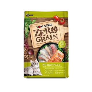 TOMA-PRO 零穀五種魚配方 全齡貓糧 無穀配方 優質蛋白質, 2.5kg, 1包, 鮭魚+白魚