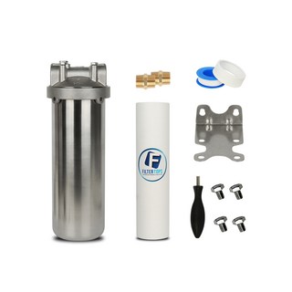 고품질 SUS 스테인리스 서스하우징 10인치 15A 20A 상업용 산업용 대용량 정수, 1개, 10인치 서스하우징 20A(3/4)