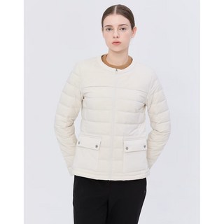 (매장)헤지스 골프 [] [가격인하][스테디셀러]포켓 포인트 퀼팅 다운 점퍼 (CREAM) WWJU4D702CR 154865