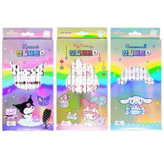 산리오 캐릭터 진한 B심 연필 10본 X 3종 (총 30자루), 시나모롤 마이멜로디 쿠로미