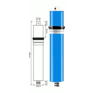 TY水電材料 逆滲透RO膜 規格1812-75加侖 RO濾芯 濾心 過濾器 75G, 1個
