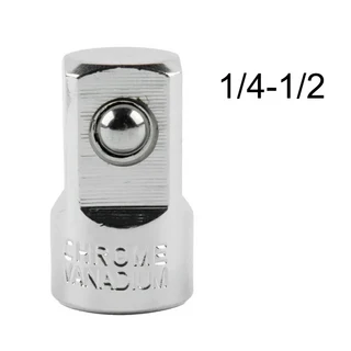 1/4 "3/8" 1/2 "드라이브 래칫 소켓 세트 공압 임팩트 렌치 조인트 소켓 어댑터 F-M 변환기 핸드 수리 도구, 03 F, 01 빠른