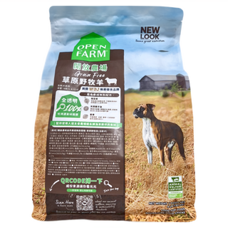 OPEN FARM 全齡犬無穀糧, 草原野牧羊, 1.81kg, 1袋