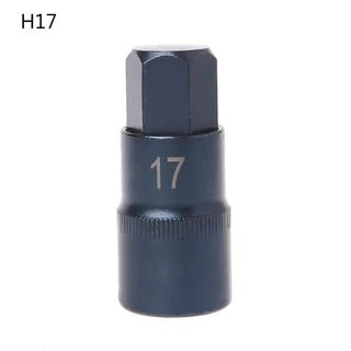 1pc 55mm 1/2인치 드라이브 육각형 소켓 스크루드라이버 렌치 합금강 육각 비트 래칫 H4 H5 H6 H7 H8 H10 H, 01, 05 H17