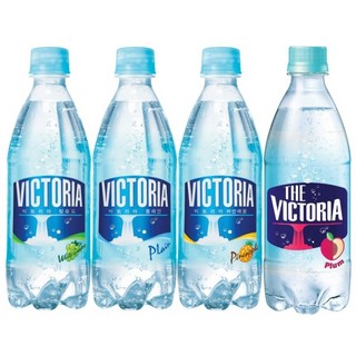 웅진 빅토리아 탄산수 500ml 플레인5개+청포도5개+자두5개+파인애플5개, 20개