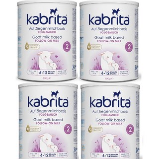 카브리타 산양 분유 중기 2 단계 800 g x 4, 4개, 800g