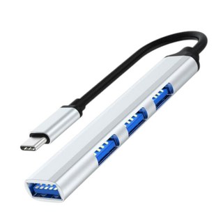 USB Type-C 集線器 3 Port USB 集線器, 40-727-03(銀色), 1個