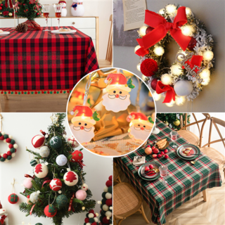 크리스마스 LED 전구 조명 리스 장식 벽장식 인테리어, 핑크