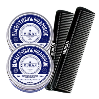 무칸 블럭컷 스트롱 홀드 포마드, 100g, 2개