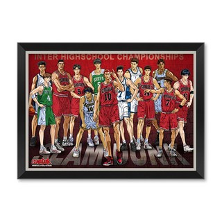 500피스 직소퍼즐+액자세트 - 슬램덩크 인터하이스쿨 챔피언십 (액자포함), 액자색상선택, 1개