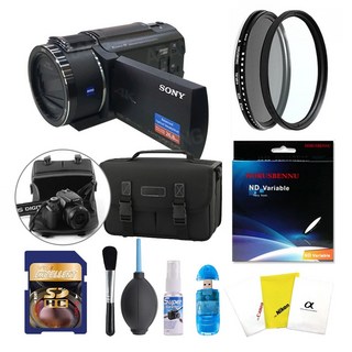 소니 FDR-AX43A 4K 캠코더 + 256GB + 카메라가방 + UV필터 + 가변ND필터 + 악세사리