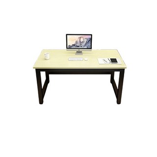 好的家居 加固方管書桌 桌板加厚2.5公分 鋼管加粗, 【黑腳】白桌-升級加固款