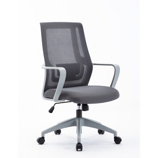 佑客YOKA Q3 白框美型 人體工學椅 職員椅 辦公椅 主管椅 午休椅 直播椅 電腦椅 會議椅, 灰色-中背款-無頭枕