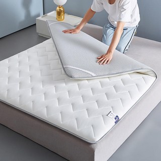 매트리스 접이식 매트리스 탑퍼 수면 매트리스 바닥 심플 매트리스 수면매트, 5cm, 흰색