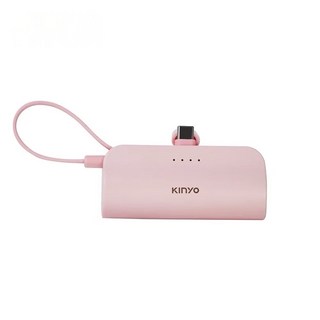 《Dubi baby》KINYO 5000mAh 隨身輕巧蘋果8PIN口袋充KPB-2300 行動電源, 粉