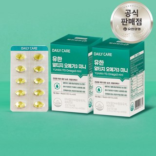 유한양행 초임계 알티지 오메가3 1개월분 미니 캡슐, 120정, 1개