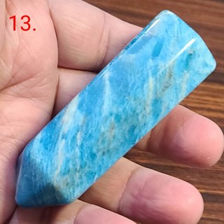 藍鋰輝石藍磷灰石原礦原石六稜柱雅石擺飾，天然水晶玉石，提升居家空間質感與藝術氣息, 藍