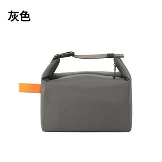 享峰格 日系便當袋 午餐袋 保溫袋 收納包, 1個, 灰色