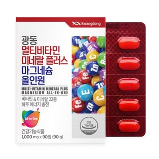 멀티비타민 앤 미네랄 올인원 종합영양제 판토텐산 징크 나이아신 아연 셀렌 포맨 포우먼, 90정, 1개