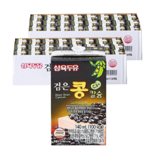 삼육두유 검은콩 칼슘, 140ml, 48개