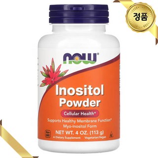 나우푸드 이노시톨 분말 730mg 113g 미오이노시톨 가루 파우더 비타민B 비건 레시틴, 1개
