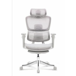 佑客YOKA 鋁合金V工學椅 動態追腰90-102度調整 反轉180度魔術扶手 全網人體工學椅 電競椅 辦公椅 電腦椅, 太空灰