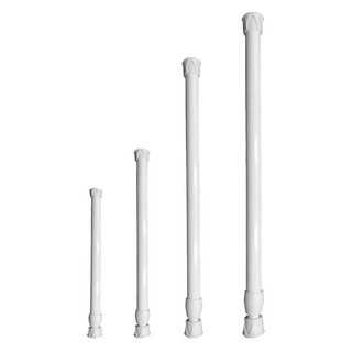 免打孔伸縮桿 50-90CM, 白色