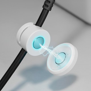 픽스 글로벌 차량 케이블 선 고정 정리 클립 마그네틱 자석 홀더 4개, 화이트