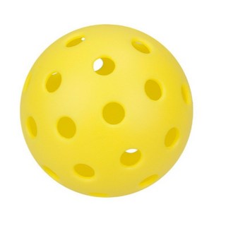 匹克球 皮克球 40孔室外球 26孔室內球組合 專業耐用訓練匹克球拍, 1個, 40孔 黃色【室外球】, 黃色