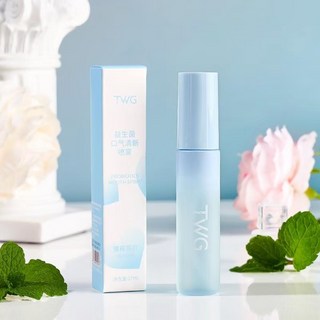 TWG益生菌口氣清新噴霧，口腔清新，多種口味選擇 (薄荷/櫻花/雲霧茶香)，17ml，隨時散發自信魅力, 1個, 17ml
