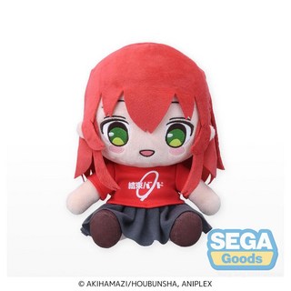 SEGA 景品 孤獨搖滾 坐姿 絨毛玩偶 喜多郁代 可愛造型 柔軟舒適, 1個