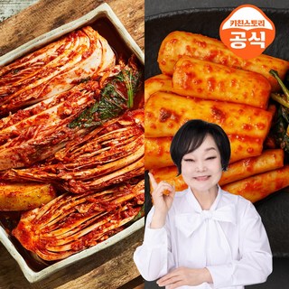 요리연구가 이혜정의 시그니처 김장양념 포기김치 3kg+ 총각김치 2kg 혼합구성, 5kg, 1세트
