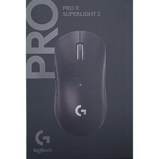 로지텍 PRO X SUPERLIGHT 2 무선 마우스 910-006, 블랙