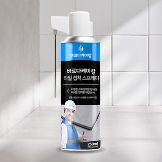 바르다케미칼 욕실 타일 보수제 스프레이 접착제 타일들뜸수리, 1개, 250ml