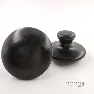 A21-2 超大蘑菇椎砭石刮痧板 臉部按摩SPA拍痧 男女通用 天然砭石蘑菇椎 穴道按摩 送禮禮物, 1個