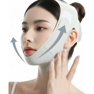 벨로브 브이라인 땡기미 얼굴 탄력 리프팅밴드, 로브그레이, 1개